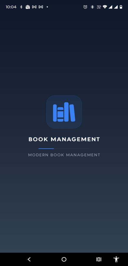 Book Management System Screen 1